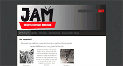 Desktop Screenshot of jamnederland.com